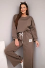 Women's set butter sweatshirt + pants fango