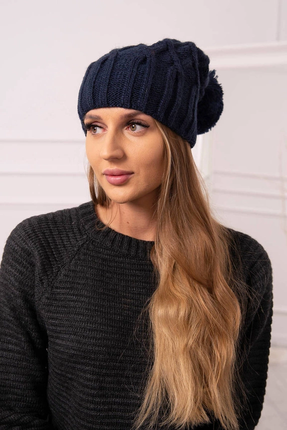 Milano Fleecemütze K203 navy blau