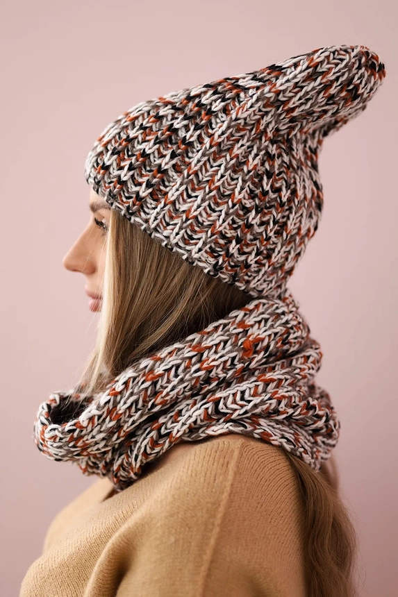 Damen-Fleece-Set Merry K202 schwarz+rot