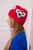 Women's cap Ofelia K349 red