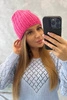 Rebeka moteriška kepurė K345 pink neon