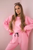 Set 2-piece sweatshirt + pants light pink