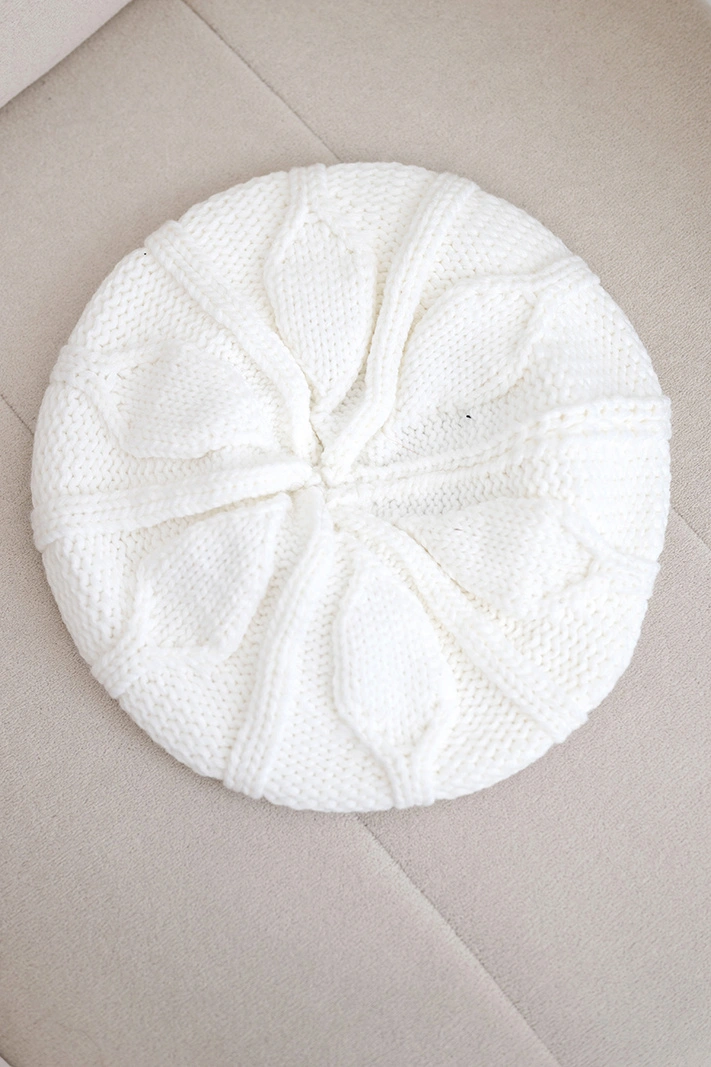 Damenwintermütze Wollberet K414 weiß