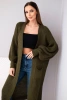 Pullover lange Strickjacke khaki