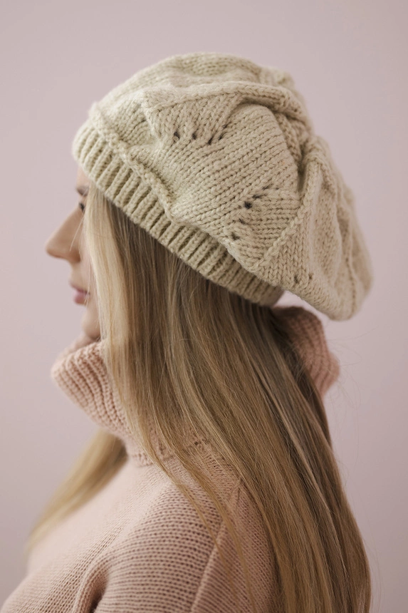 Sofia Damenmütze K369 hellbeige