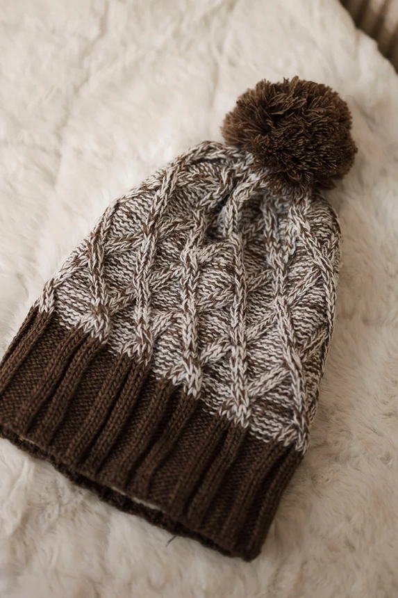 Čapica с fleece Milano K203 ecru melange+mocca