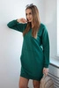 Hooded dress green