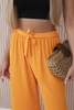 Hose mit breitem Bund orange