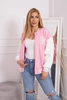 Insulated sweatshirt baseball light pink