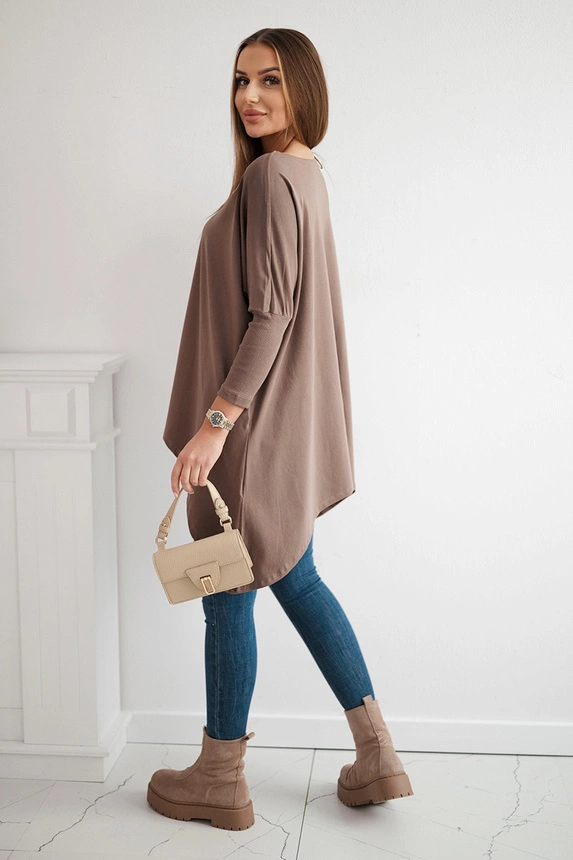 Blouse oversize cappuccino