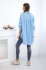 Cotton muslin shirt blue