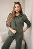 Set Hoodie + Hose butterweicher Stoff khaki