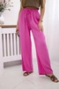 Muslin pants with a wide leg pink 