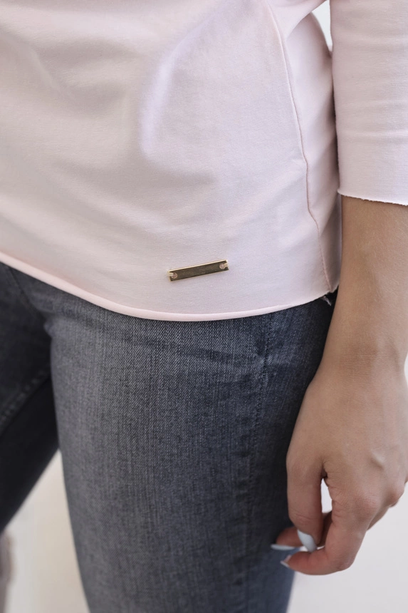 Blúzka Casual prášková ružová