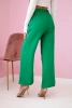 Viscose wide-leg trousers light green