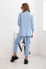 Damenanzug Punto elegante Jacke und Hose blau