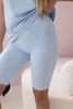 Set of top+leggings azure