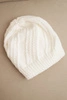 Women's winter hat made of wool K441 white