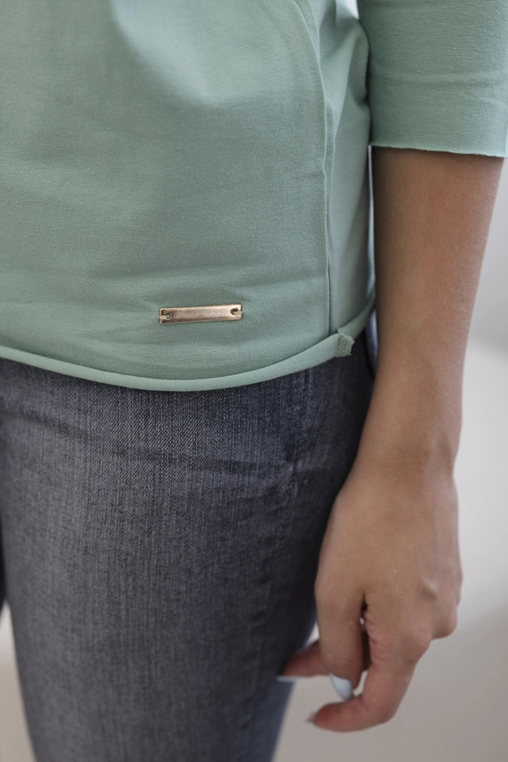 Blouse Casual dark mint