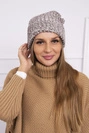 Delia Damenmütze K260 dunkelbeige