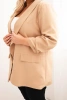Damenjacke Plus Size elegant camel
