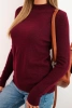 Damenpullover Alpaka mit Rundhalsausschnitt braun