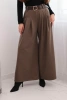 Women's wide-leg pants with a belt fango