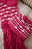 Women's set with a shawl Anika K304 raspberry