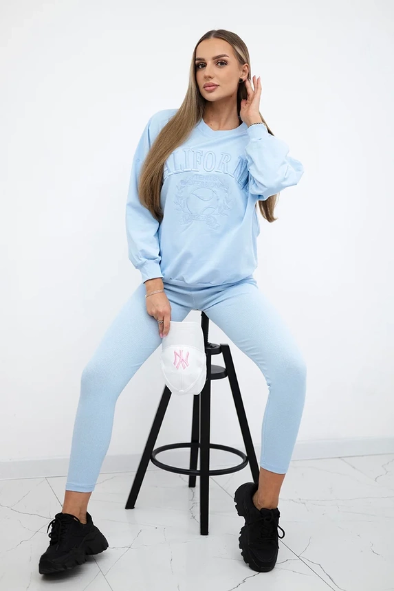 California Baumwollset blau