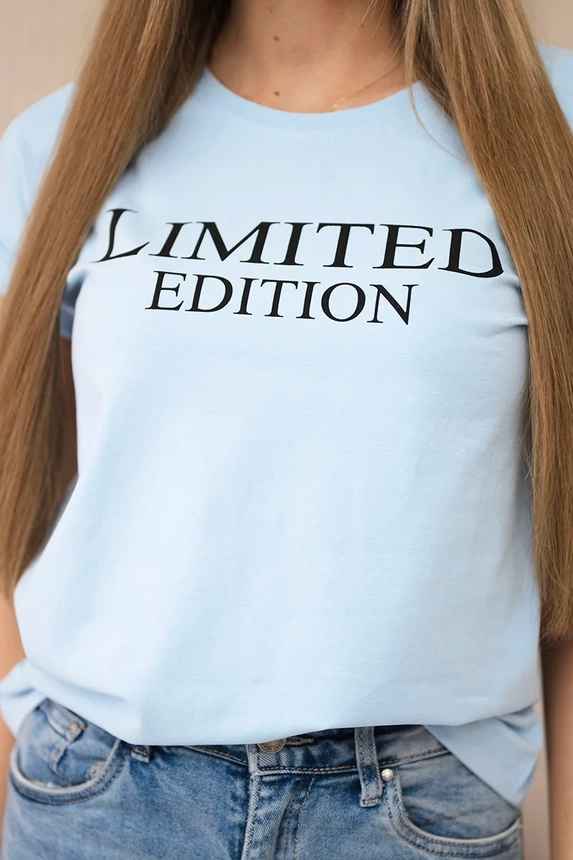 Blouse Limited edition azure+black