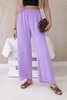 Wide-leg trousers violet