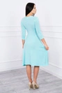 Kleid mit Ausschnitt unter der Büste mint