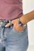 Bracelet SL433-49 cornflower blue