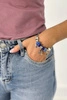 Armband SL433-49 kornblumenblau