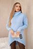 Turtleneck sweater blue