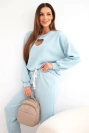 Damen-Set mit einem Herz-Ausschnitt Mint