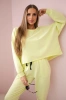 Set 2-piece sweatshirt + pants yellow