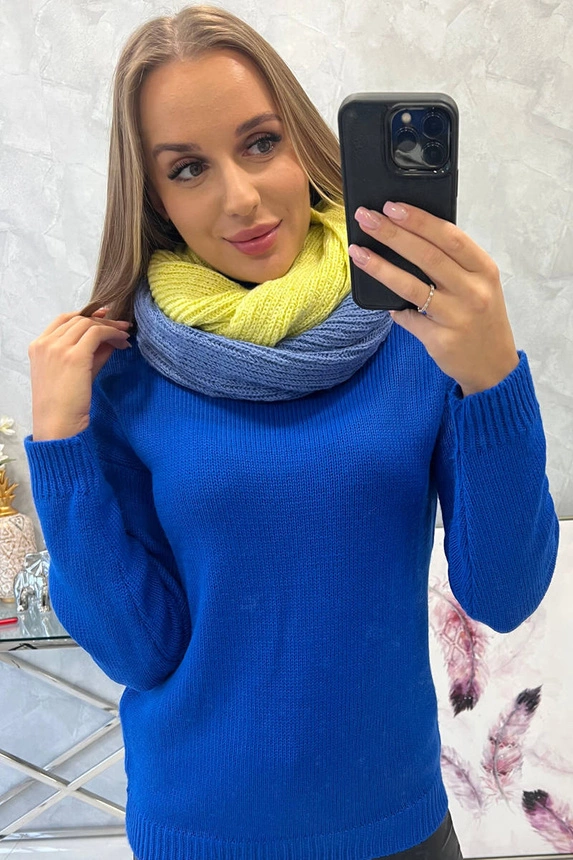 KN14 Bi-colour Kiwi+Jeans Snood für Damen