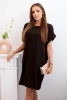Kleid mit Taschen braun