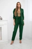 Elegantes Jacke und Hose Set grün