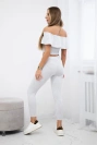 Set with a frill light gray