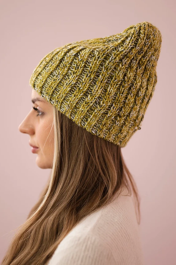 Cap with fleece Merry K225 kiwi+khaki