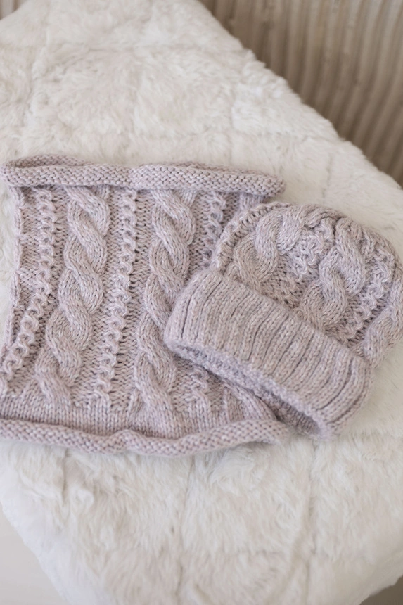 Súprava dámska K153 púdrovo ružová