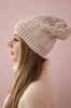 Marta vilnonė kepurė K231 light beige