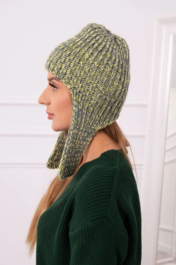 Women's long eared cap Jana K314 yellow