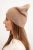 Classic women's alpaca hat with decorative plate fango