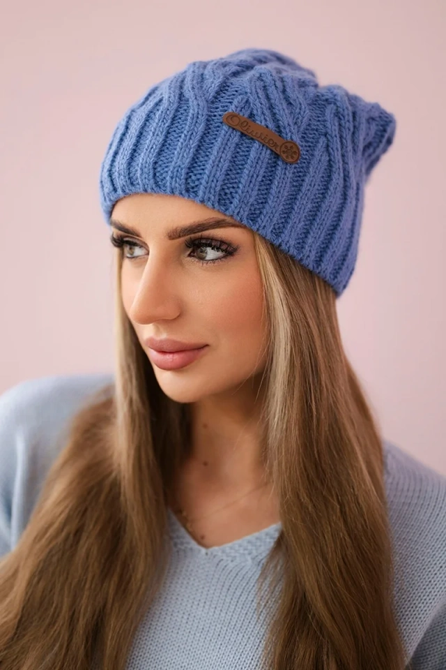 Paulina Fleece-Mütze K227 light denim