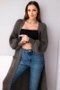 Long cardigan sweater cappuccino
