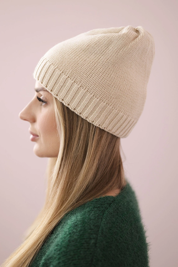 Dámská čepice Berry K344 beige