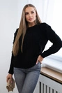 Pullover mit Flechtbindung schwarz